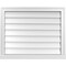 Ekena Millwork Vertical Surface Mount PVC Gable Vent w/ 2"W x 2"H , Brickmould Sill Frame, 30"W x 24"H GVPVE30X2403SN - alternate 1